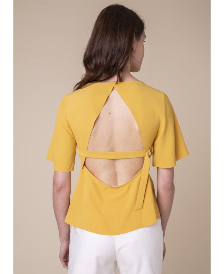 Blusa Fivela Meia Lua Amarelo