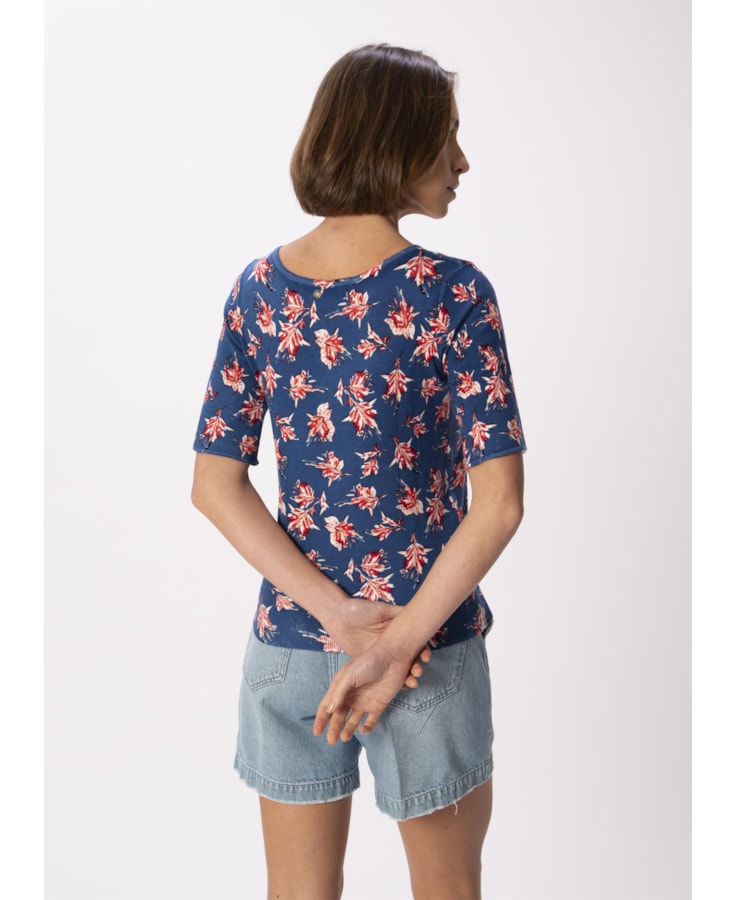 Blusa Flores Dots Estampado