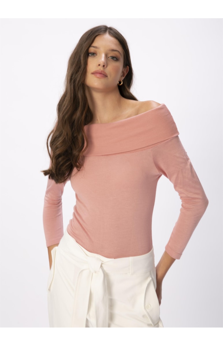Blusa Gola Ribana Virada Rosa