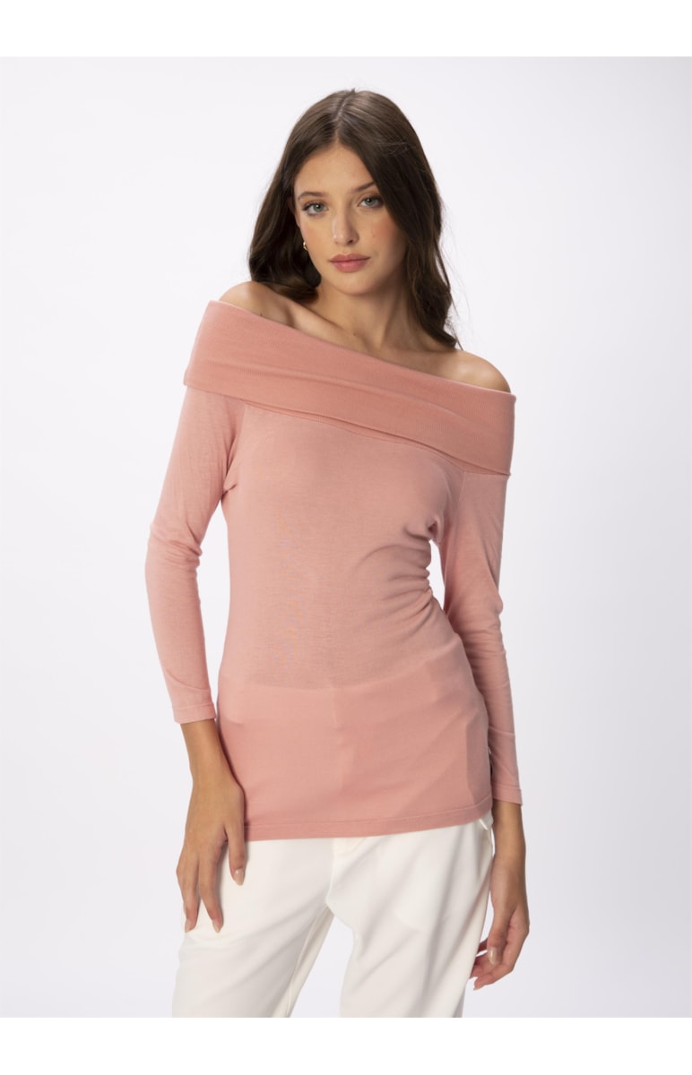 Blusa Gola Ribana Virada Rosa