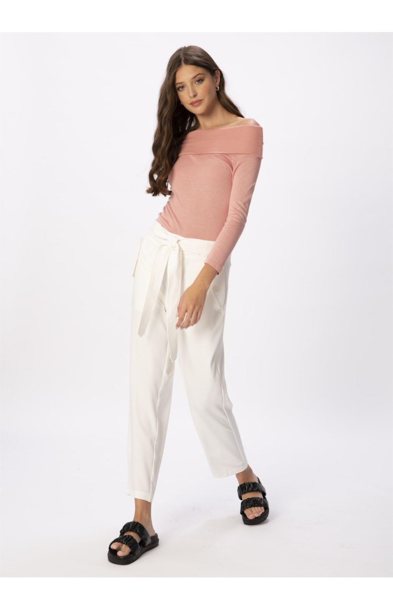 Blusa Gola Ribana Virada Rosa