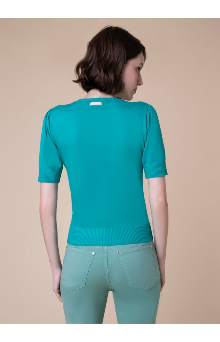 Blusa Green Apple Verde Agua