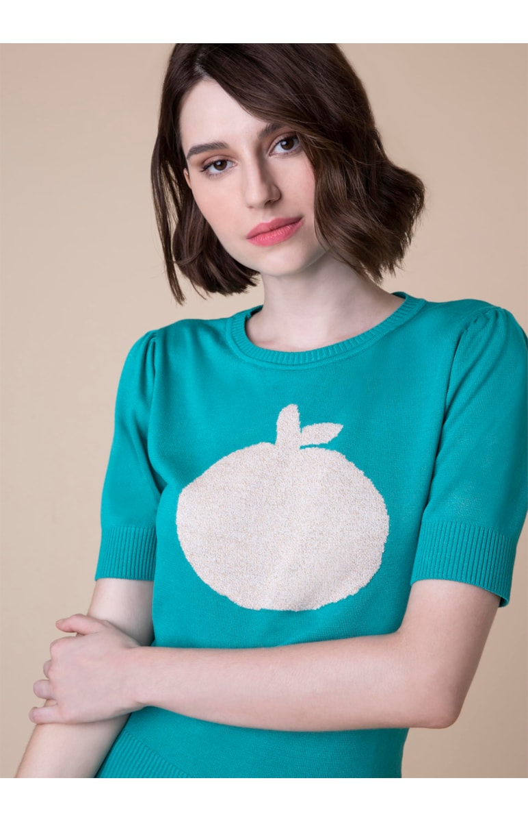 Blusa Green Apple Verde Agua