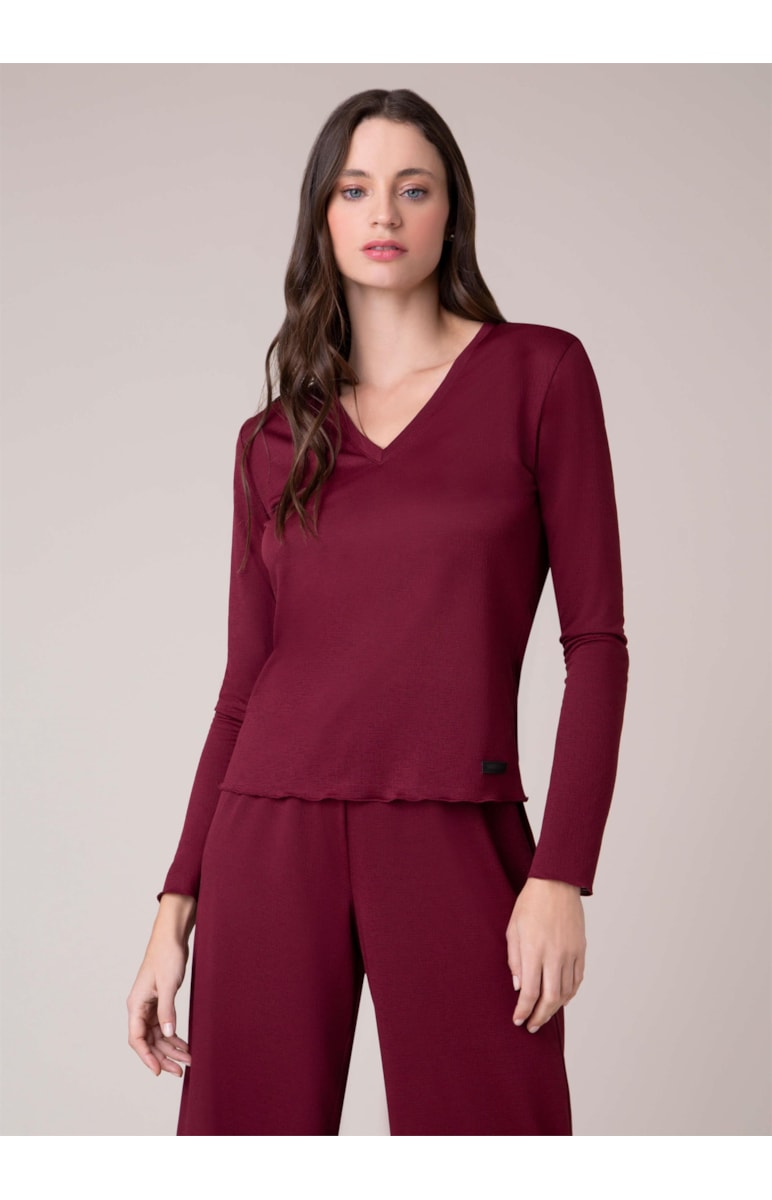 Blusa Indie Bordeaux