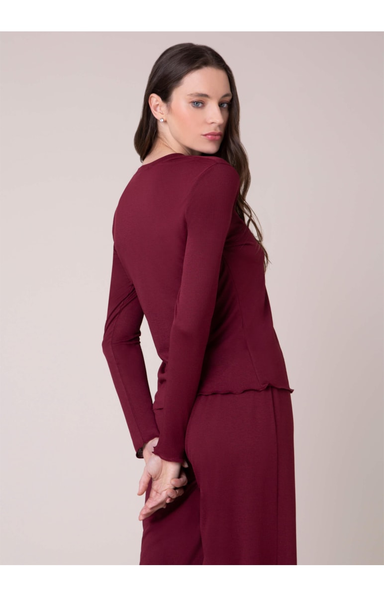 Blusa Indie Bordeaux