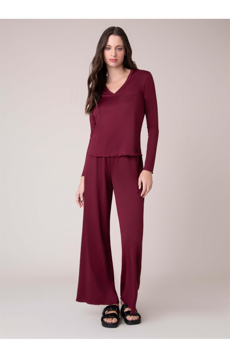 Blusa Indie Bordeaux