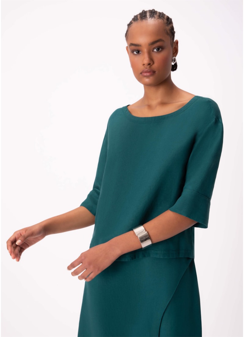 Blusa Linen Fresh Linho Bottle
