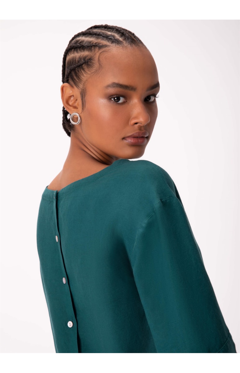 Blusa Linen Fresh Linho Bottle