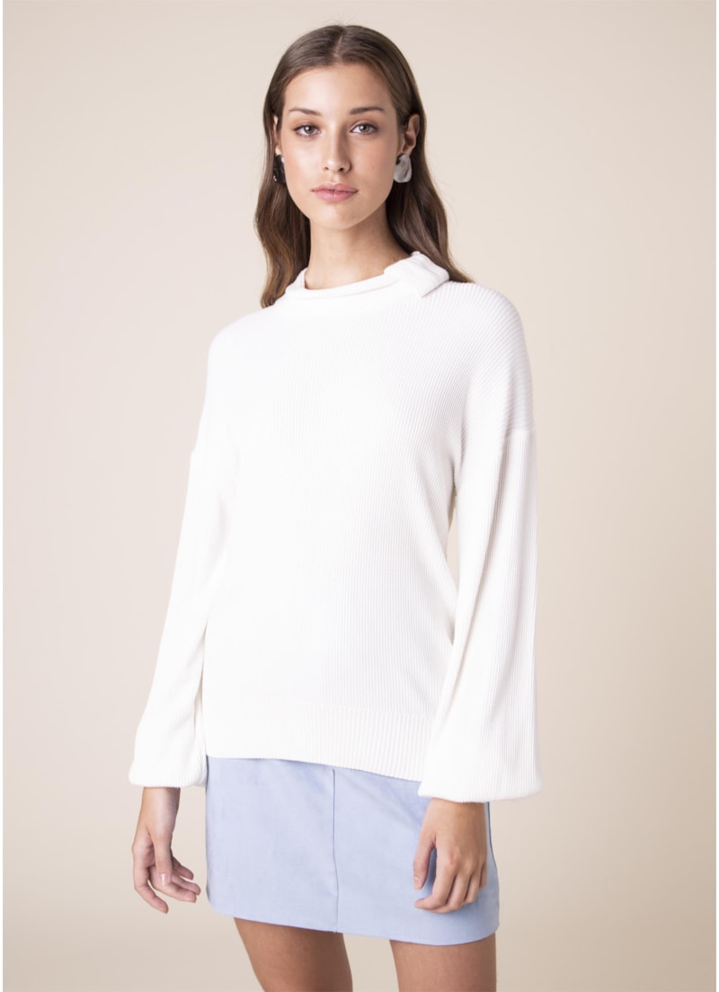 Blusa Lisa Tricot Off White