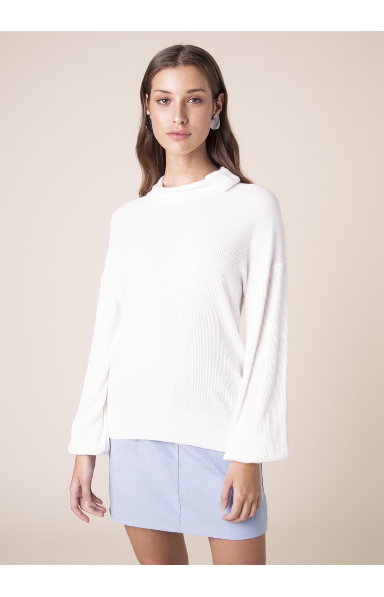 Blusa Lisa Tricot Off White