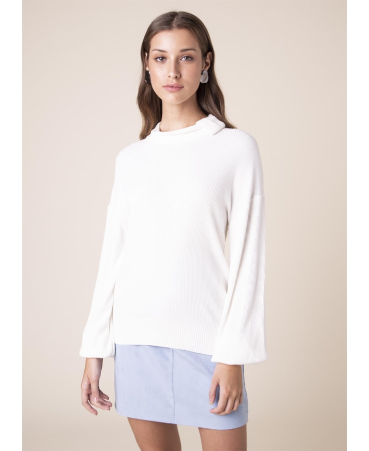 Blusa Lisa Tricot Off White