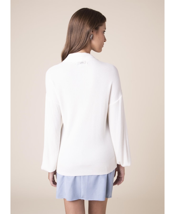 Blusa Lisa Tricot Off White