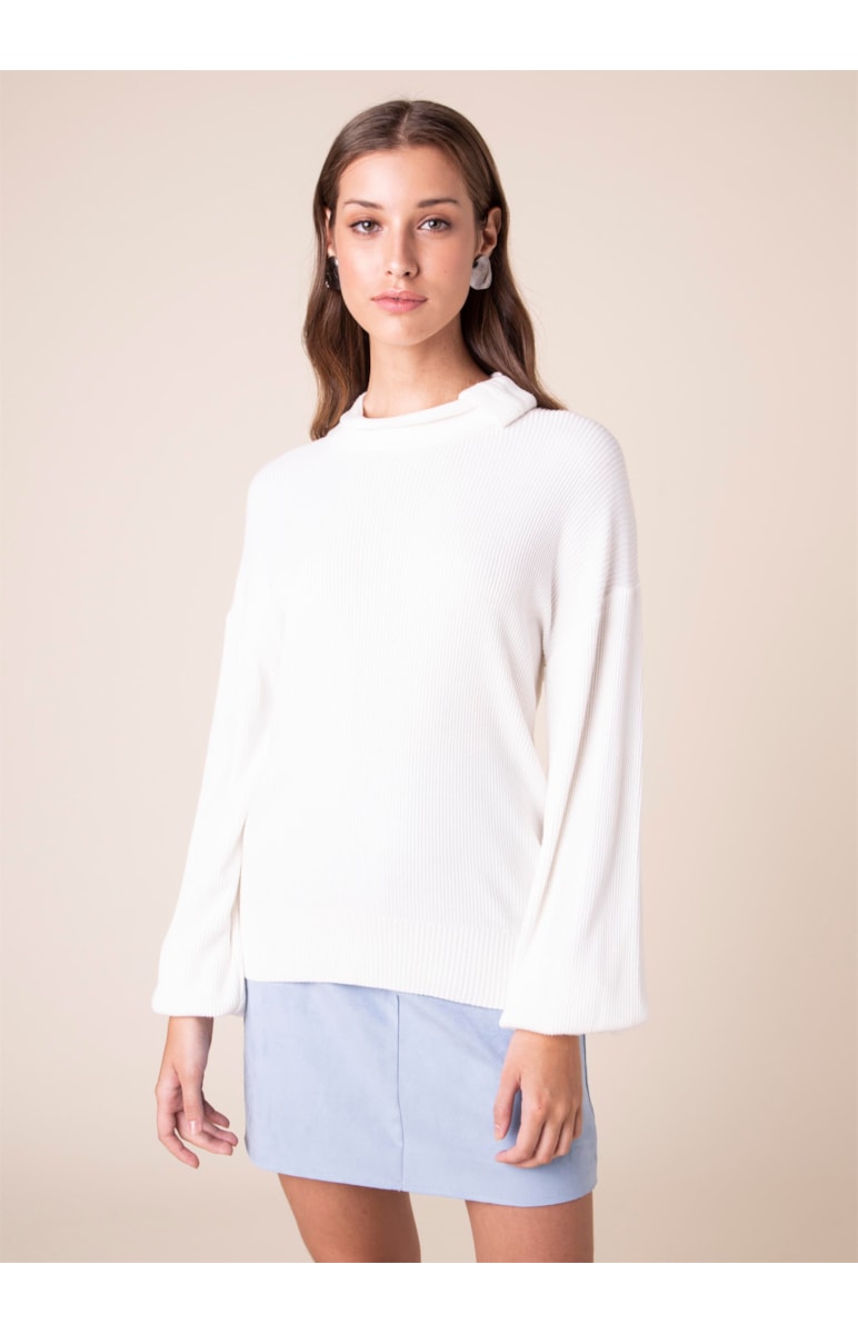Blusa Lisa Tricot Off White