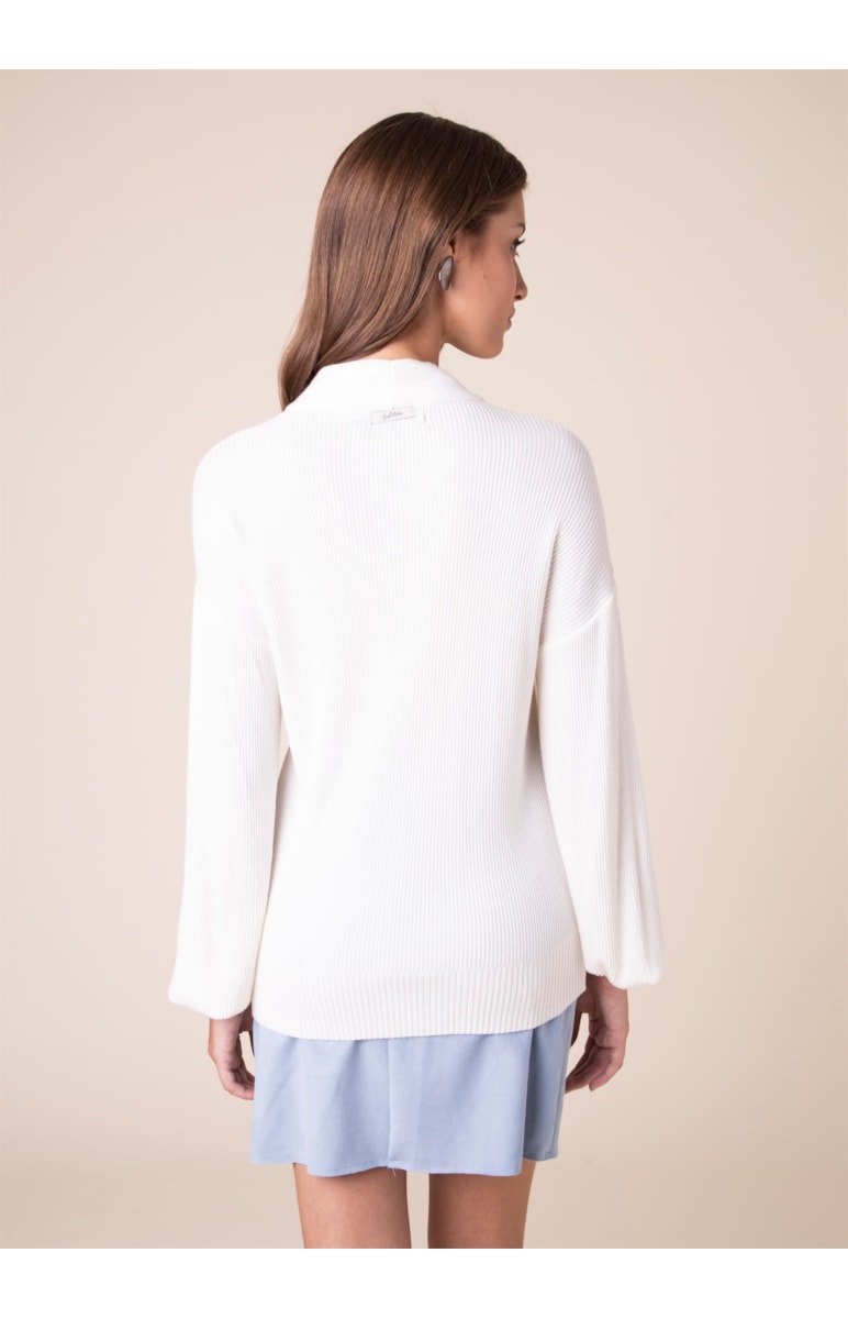 Blusa Lisa Tricot Off White