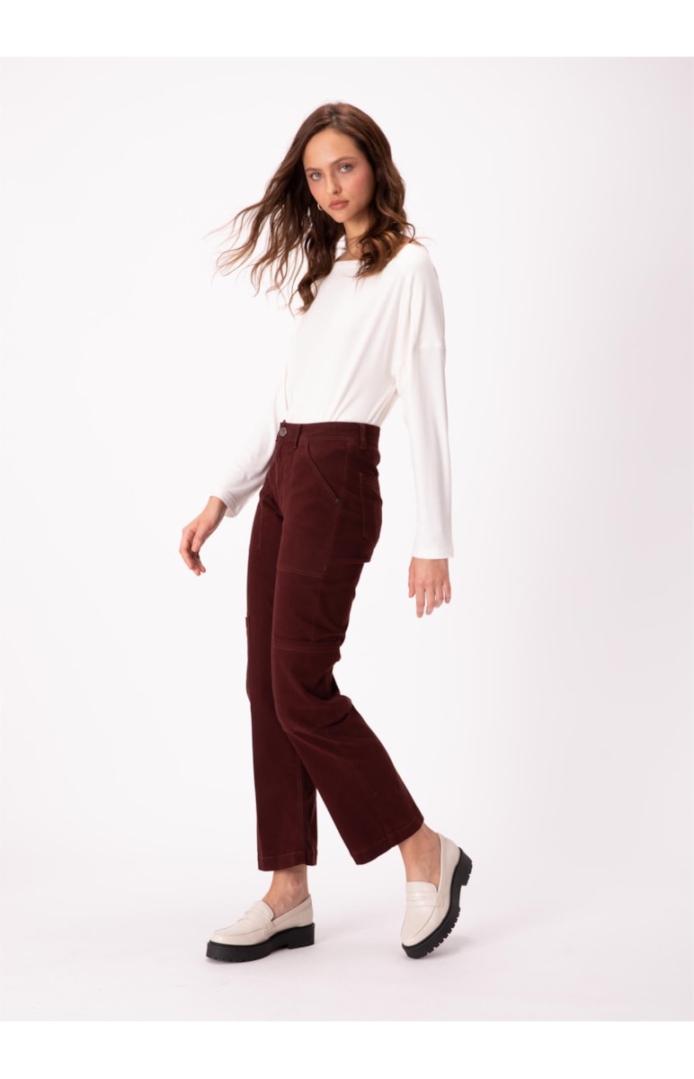 Blusa Lunar Decote Quadrado Ml Off White