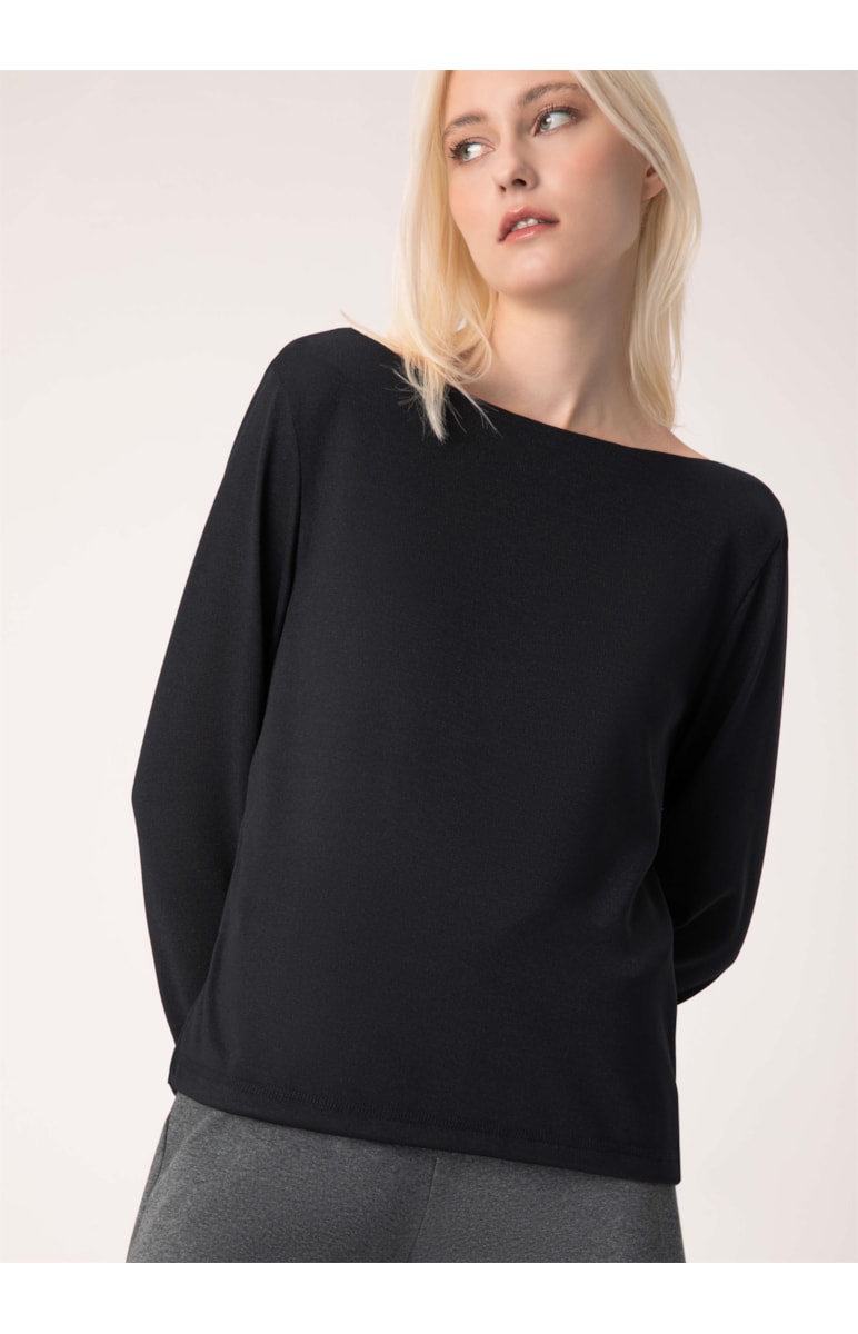 Blusa Malha Tricot Preto