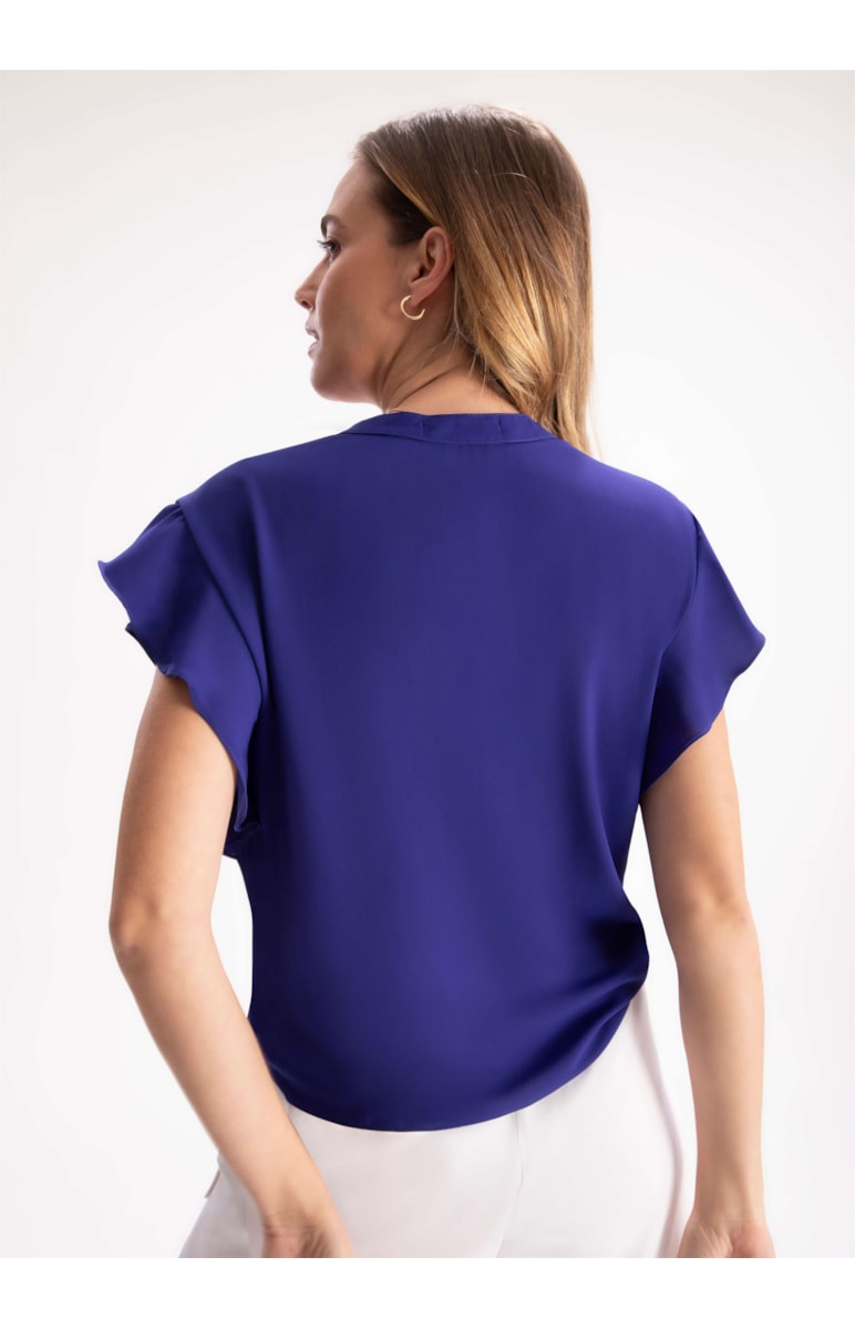 Blusa Manga Babados Royal