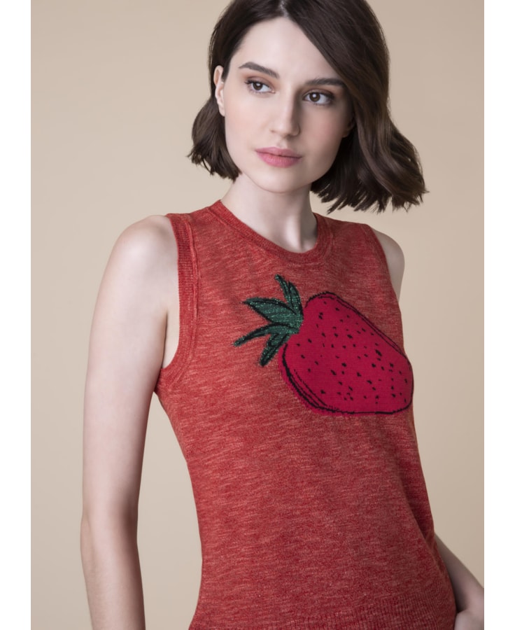 Blusa Morango Vermelho