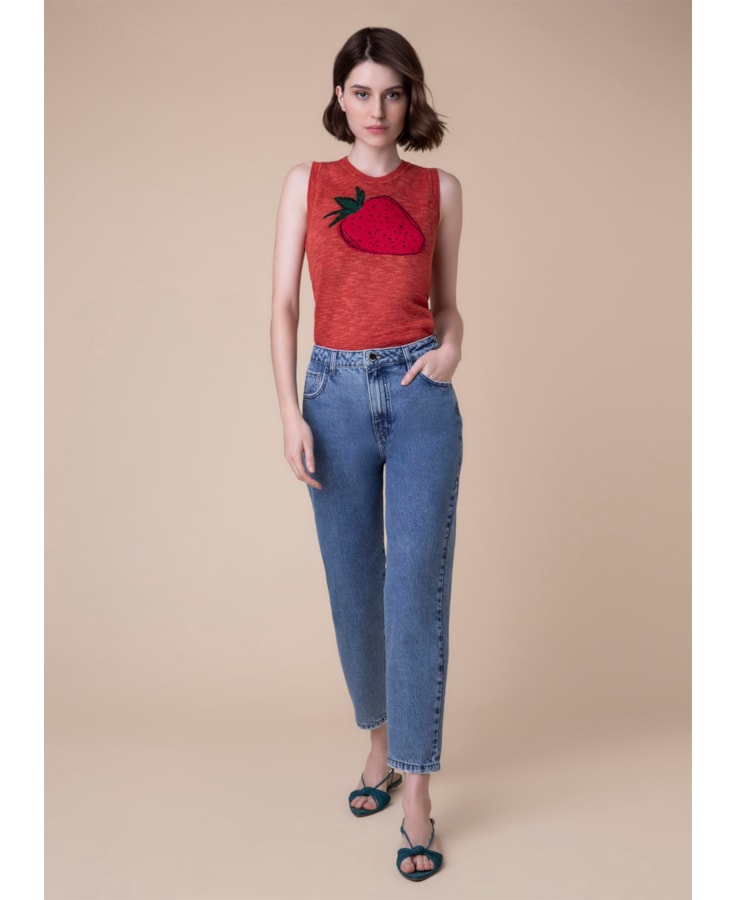 Blusa Morango Vermelho