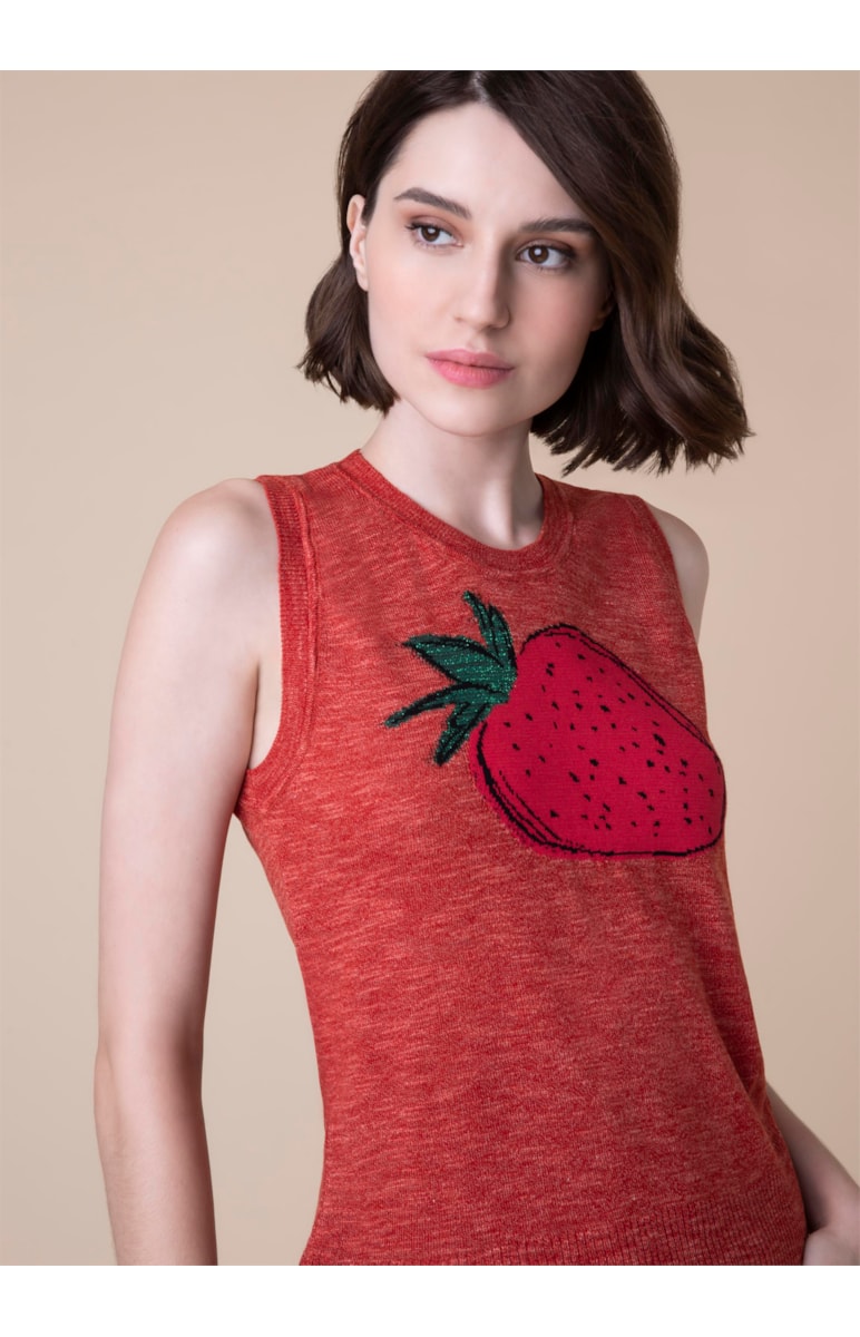 Blusa Morango Vermelho