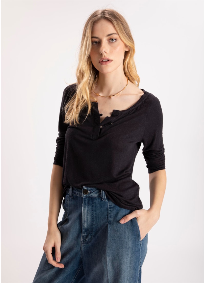 Blusa New Viscolinho Ml Preto