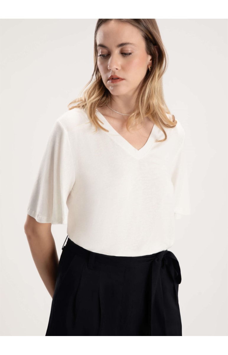 Blusa New Viscolinho Off White