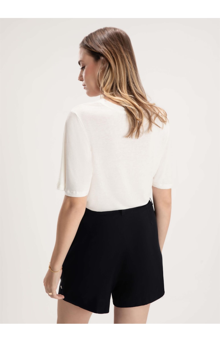 Blusa New Viscolinho Off White