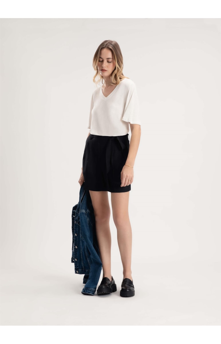 Blusa New Viscolinho Off White