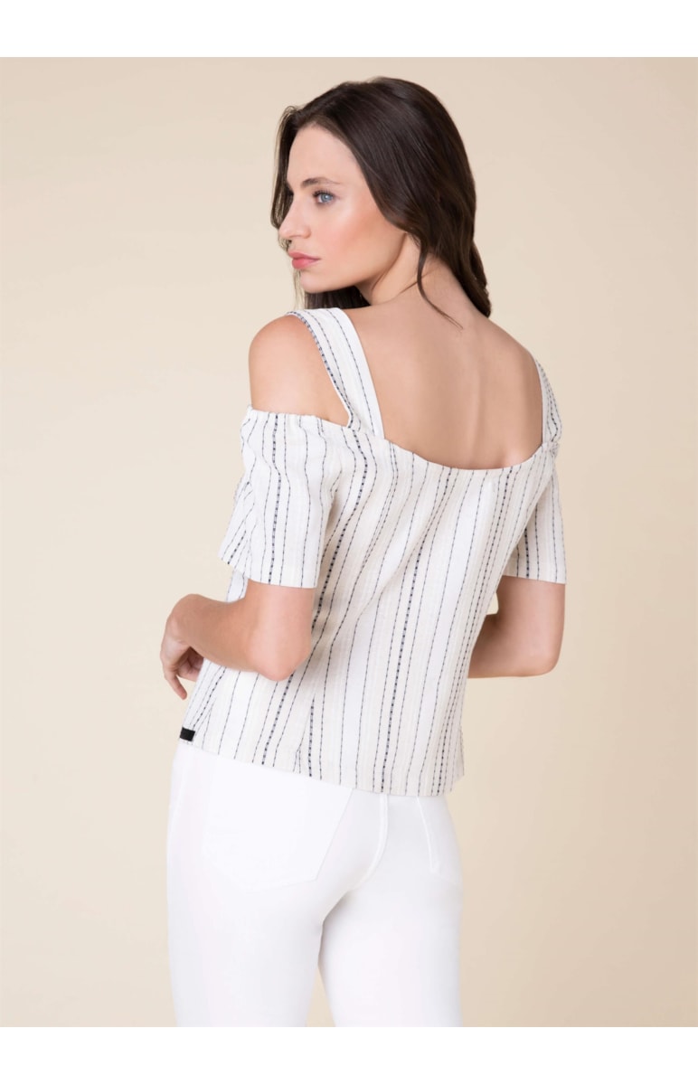 Blusa Ombro a Ombro Estampado