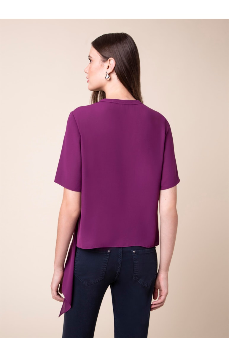 Blusa Ponta Lateral Bordeaux