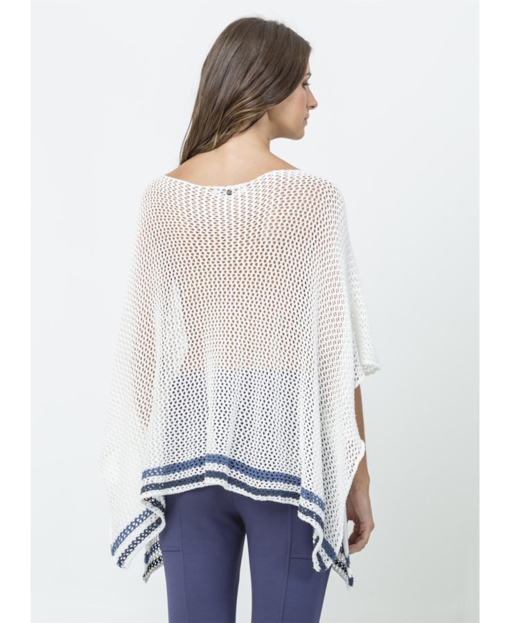 Blusa Quadrada Azul Unica