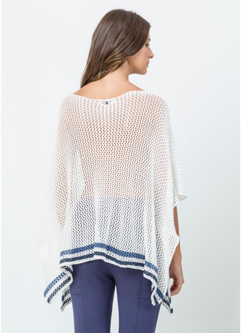 Blusa Quadrada Azul Unica