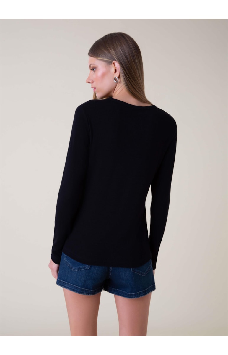 Blusa Rib Preto