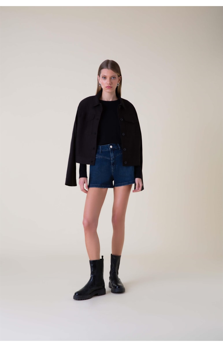 Blusa Rib Preto