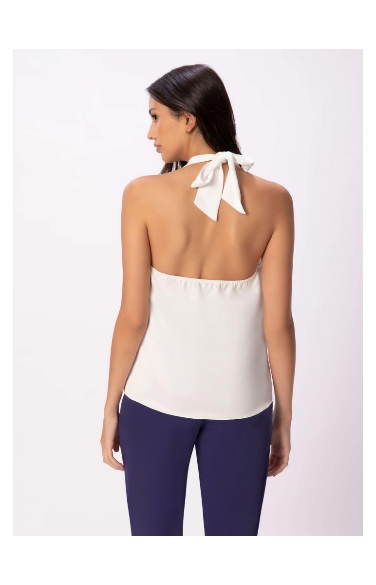 Blusa Satin Celebrate Off White