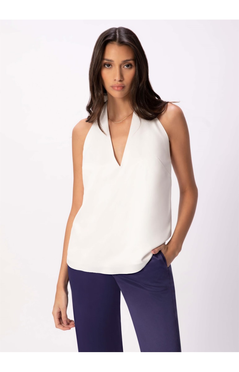 Blusa Satin Celebrate Off White