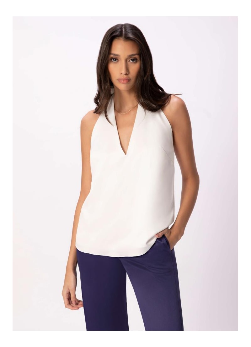 Blusa Satin Celebrate Off White