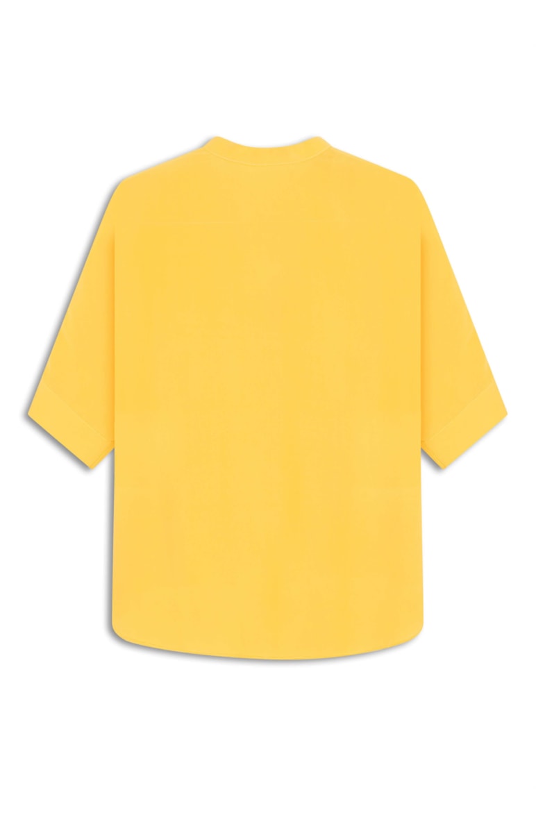 Blusa Seda Ampla Amarelo