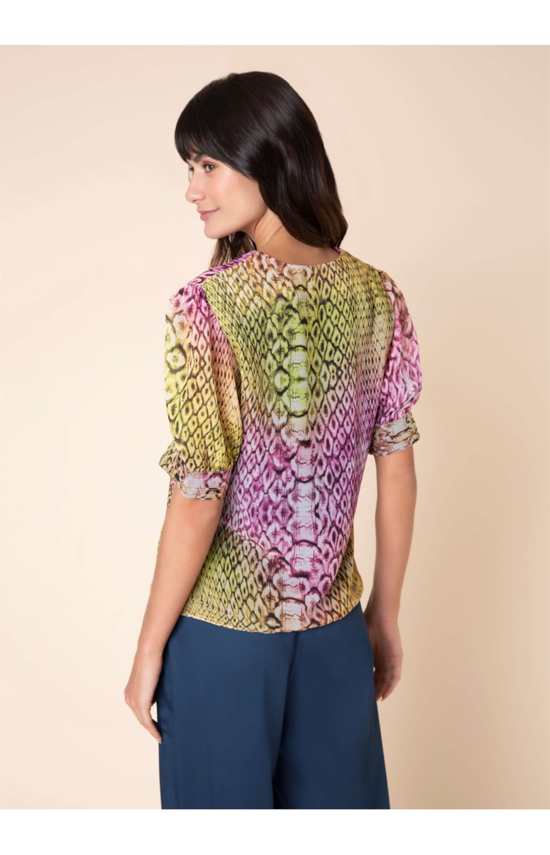 Blusa Snake Estampado