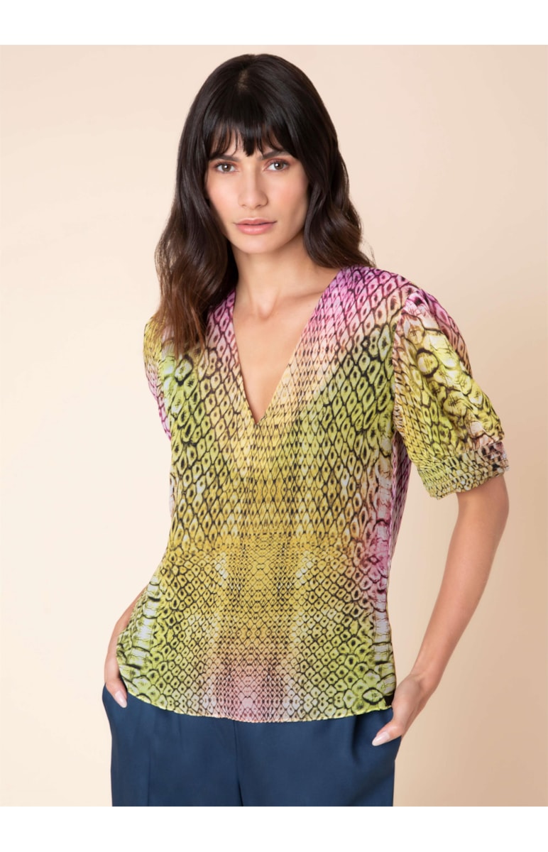 Blusa Snake Estampado