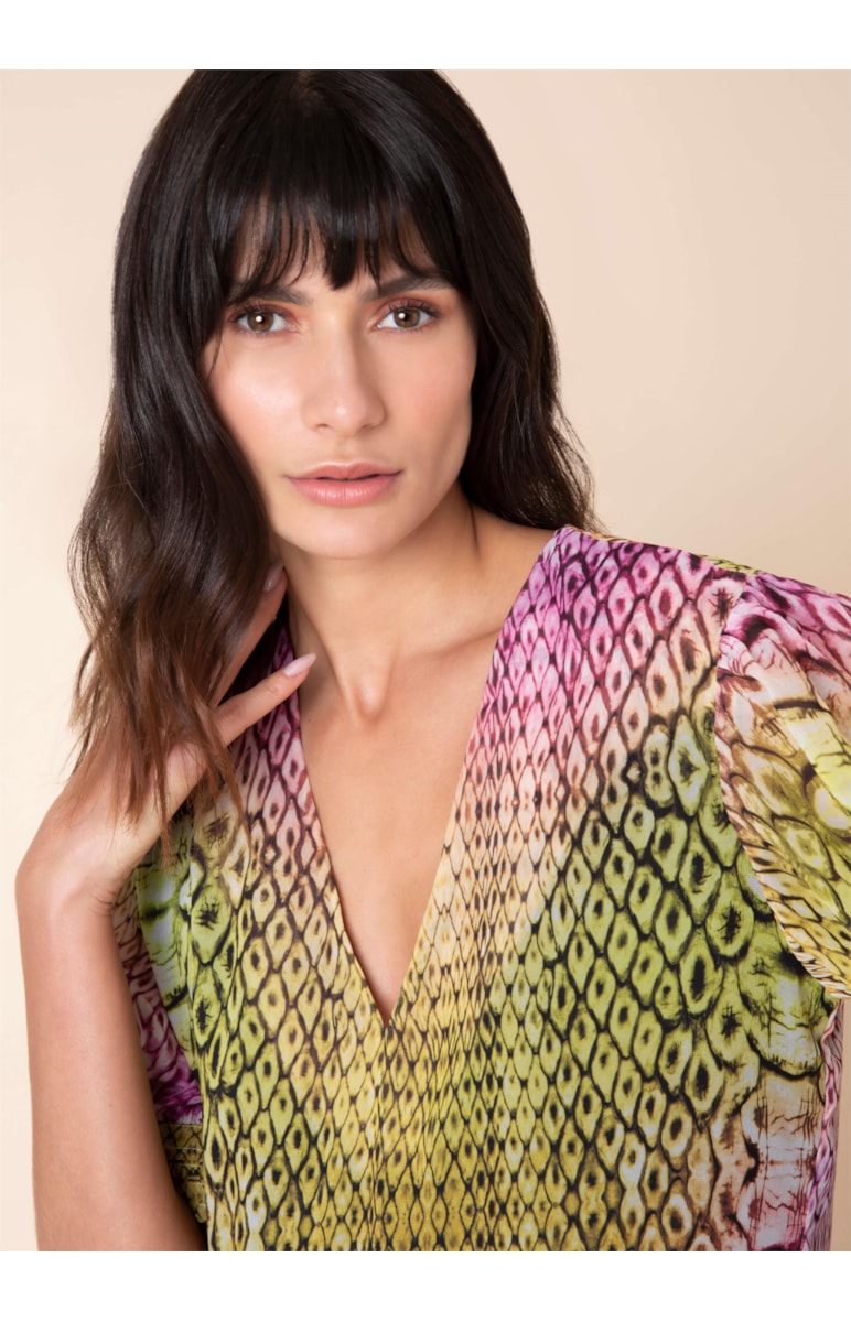 Blusa Snake Estampado
