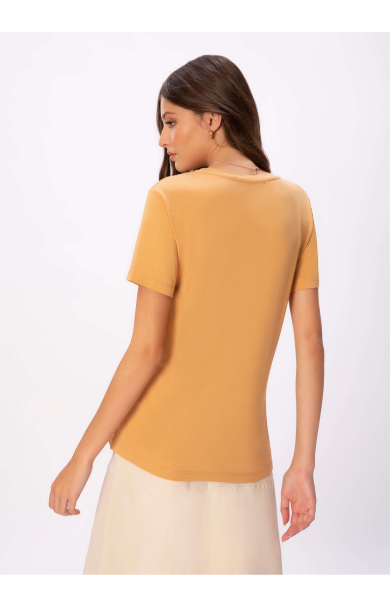 Blusa Tee Waves Off White