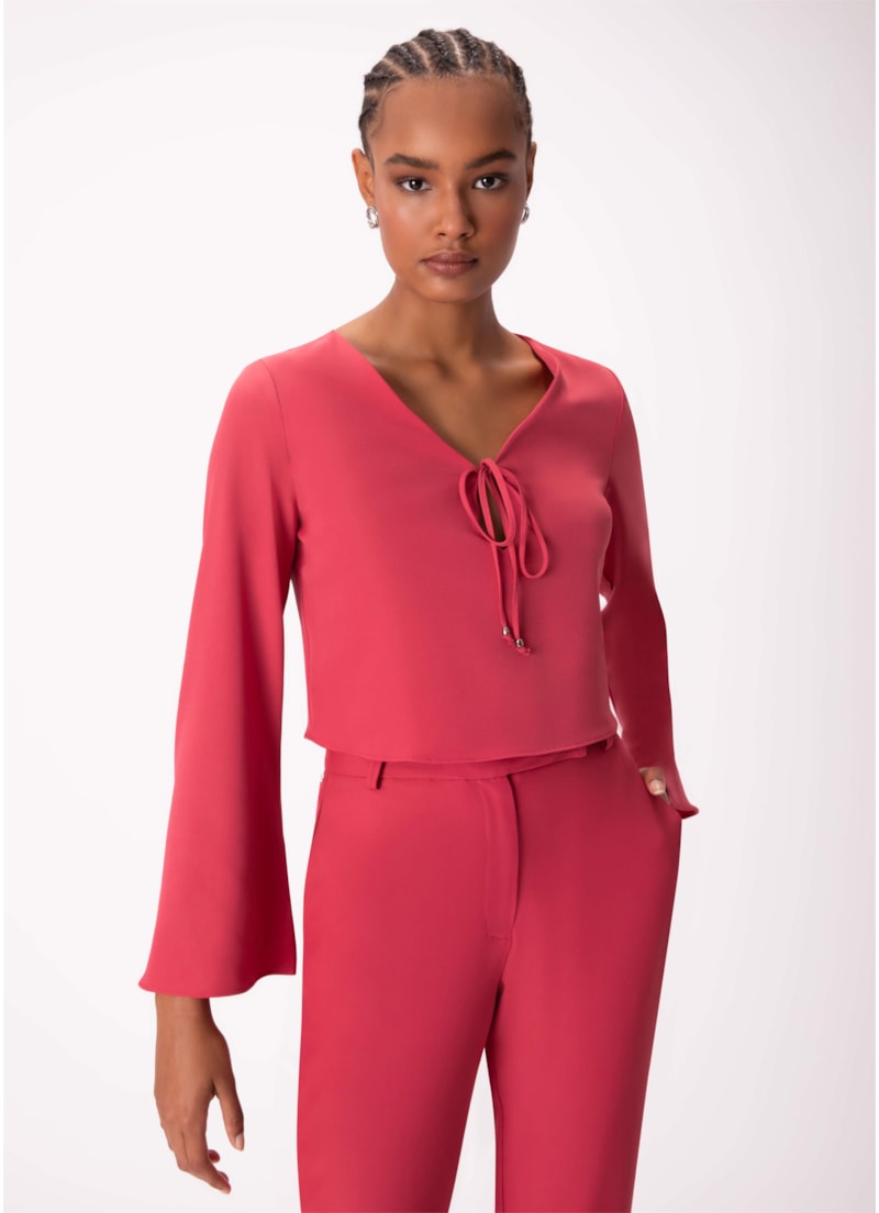 Blusa Tóquio Amarração Rosa Dirty