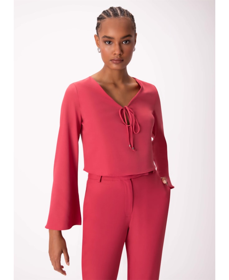 Blusa Tóquio Amarração Rosa Dirty