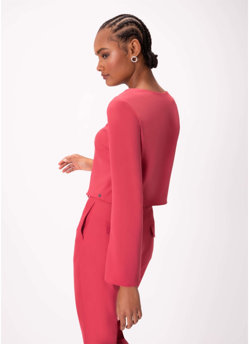 Blusa Tóquio Amarração Rosa Dirty