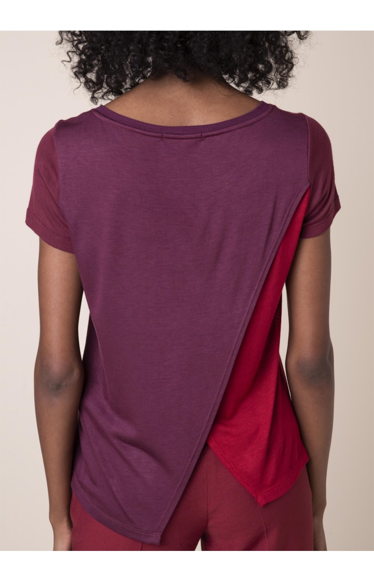 Blusa Tricolor Vinho