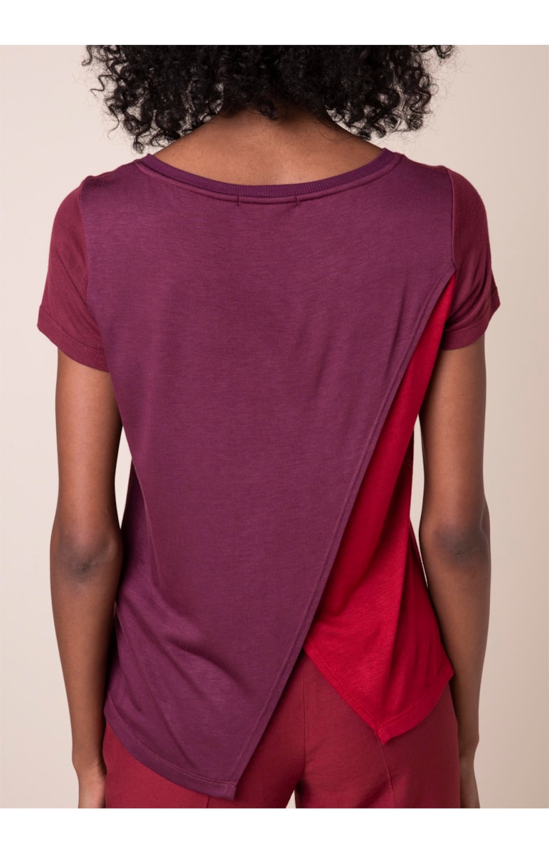 Blusa Tricolor Vinho