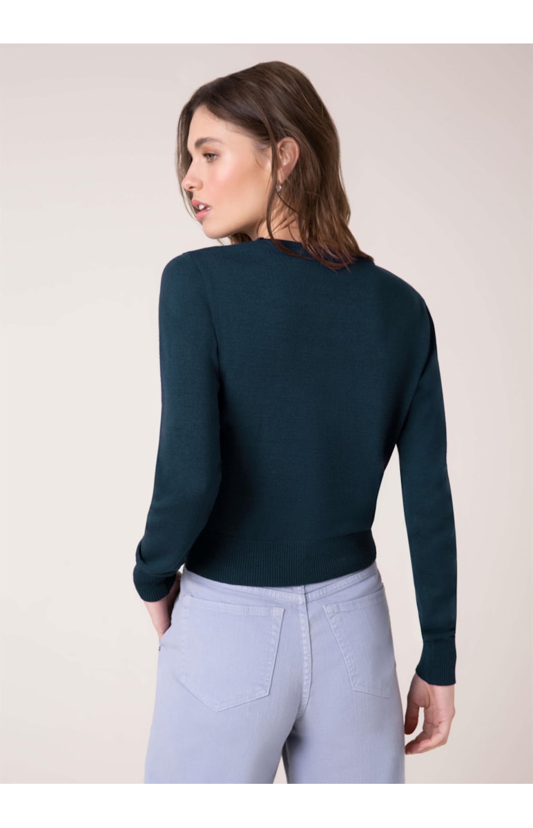 Blusa Tricot Essential Marinho