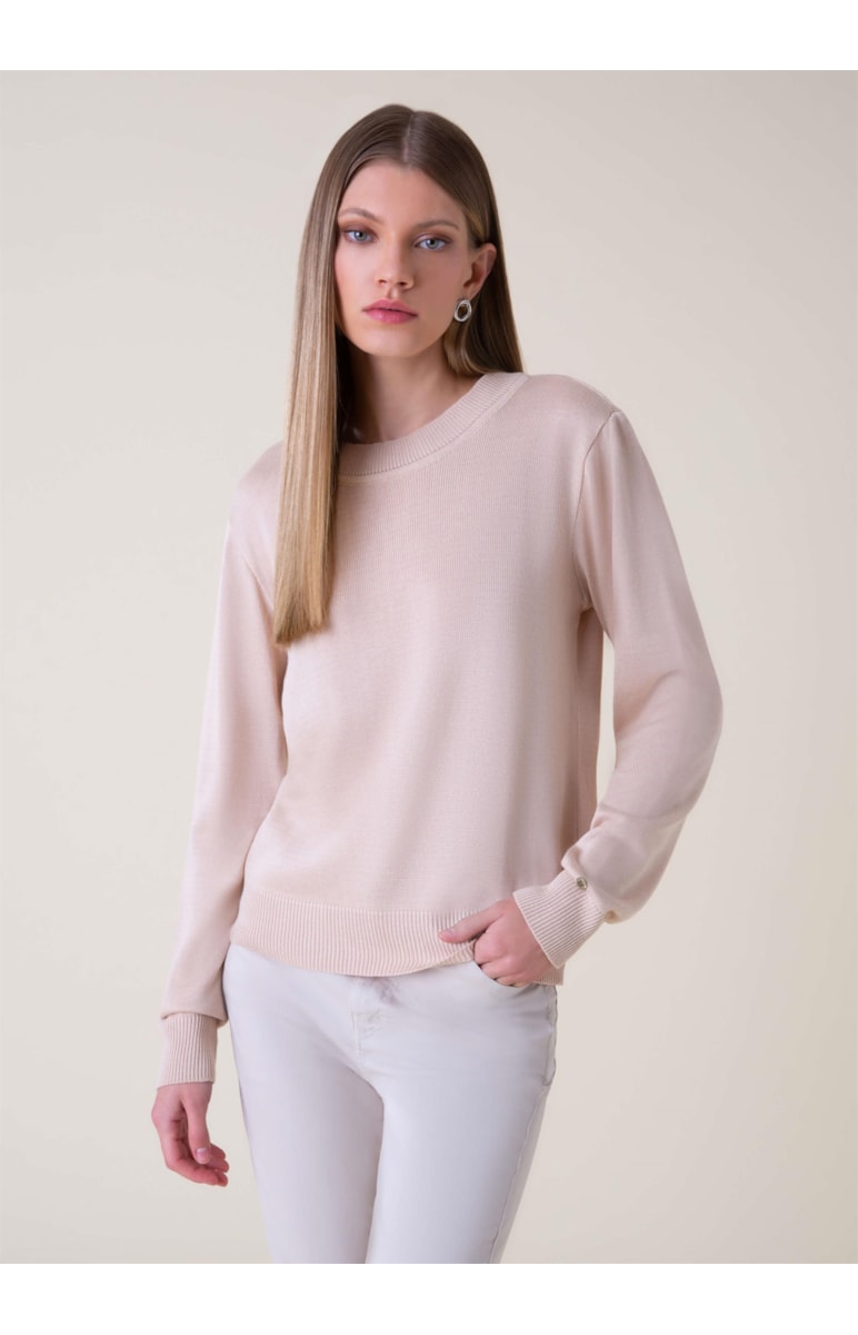Blusa Tricot Essential Natural