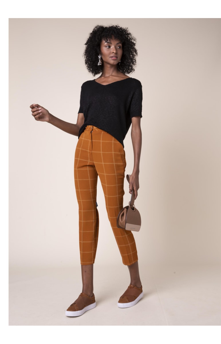 Blusa Tricot Flame Preto